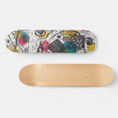 Kandinsky Small Worlds V Abstract Classic Skateboard (Horizontaal)