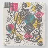 Kandinsky Small Worlds V Abstract Classic Stenen Onderzetter (Voorkant)