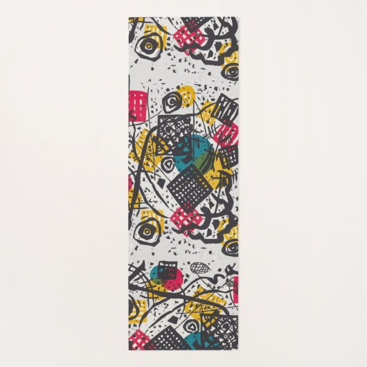Kandinsky Small Worlds V Abstract Classic Yogamat (Achterkant)