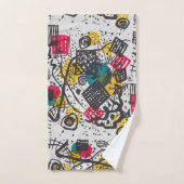 Kandinsky Small Worlds V Abstrait Classique (Serviette à main)