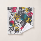 Kandinsky Small Worlds V Abstrait Classique (Gant de toilette)