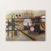 Kandinsky soft Construction Abstract Art Legpuzzel (Horizontaal)