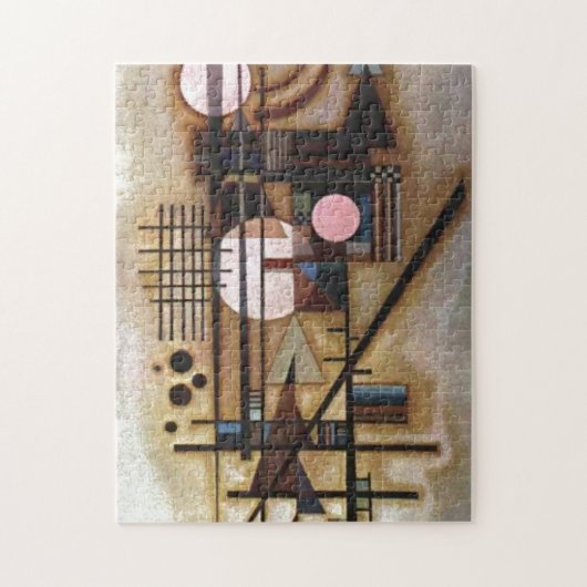 Kandinsky soft Construction Abstract Art Legpuzzel (Verticaal)