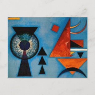 Kandinsky Soft Hard Abstract Briefkaart