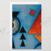 Kandinsky Soft Hard Abstract Briefpapier (Voorkant / Achterkant)