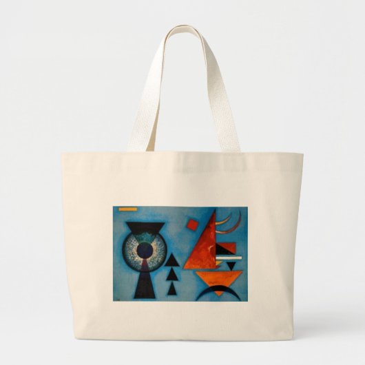 Kandinsky Soft Hard Abstract Grote Tote Bag (Voorkant)