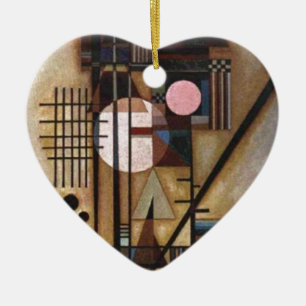 Kandinsky Softed Construction Keramisch Ornament