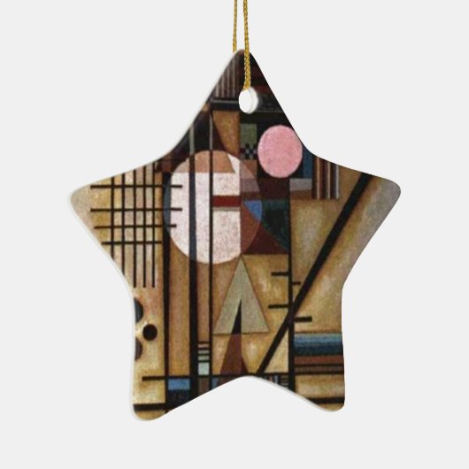Kandinsky Softed Construction Keramisch Ornament (Rechts)