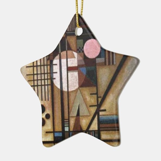 Kandinsky Softed Construction Keramisch Ornament (Links)