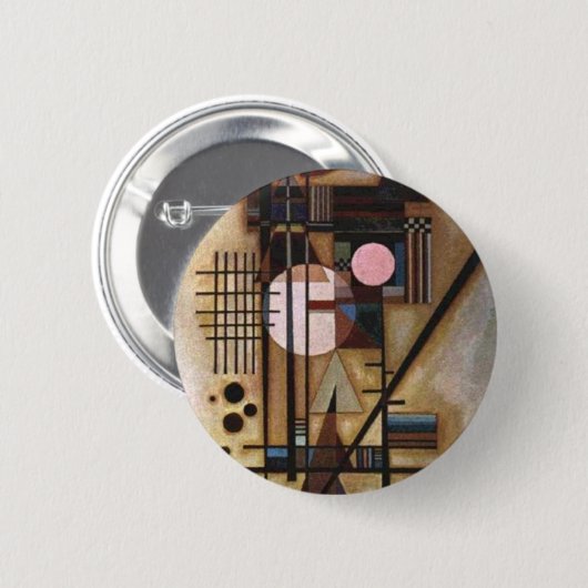 Kandinsky Softed Construction Ronde Button 5,7 Cm (Voorkant /achterkant)