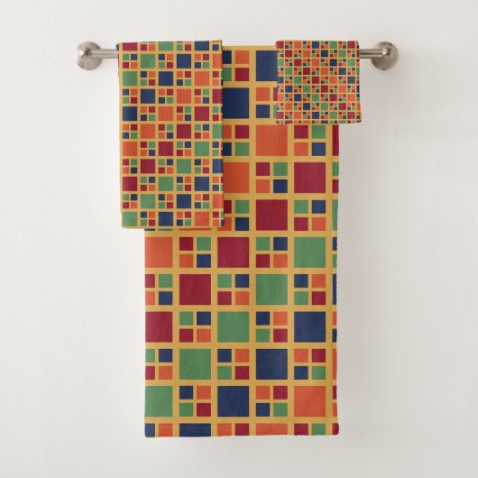 Kandinsky Squares Bad Handdoek (Insitu)