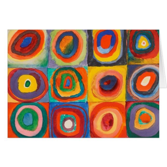 Kandinsky Squares Concentric Circles (Voorkant Horizontaal)