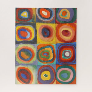 Kandinsky Squares Concentric Circles Legpuzzel