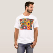 Kandinsky Squares Concentric Circles T-shirt (Voorkant volledig)