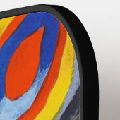 Kandinsky - Squares met Concentrische cirkels Pickleball Paddle (Links Detail)