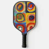 Kandinsky - Squares met Concentrische cirkels Pickleball Paddle (Achterkant)