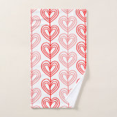 Kandinsky Staggered Valentine (Serviette à main)