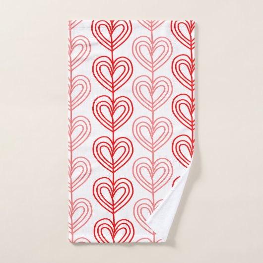 Kandinsky Staggered Valentine (Serviette à main)