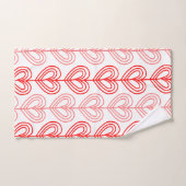 Kandinsky Staggered Valentine (Serviette à main)