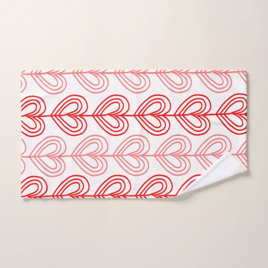 Kandinsky Staggered Valentine (Serviette à main)