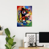Kandinsky-stijl Poster (Thuiskantoor)