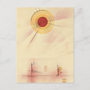 Kandinsky - Stralen, abstracte kunst, Briefkaart