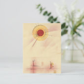 Kandinsky - Stralen, abstracte kunst, Briefkaart (Staand voorkant)