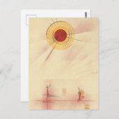 Kandinsky - Stralen, abstracte kunst, Briefkaart (Voorkant / Achterkant)
