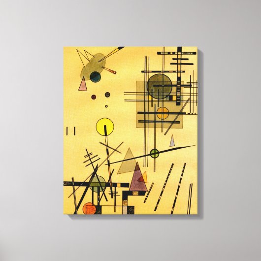 Kandinsky - Strings Canvas Afdruk (Voorkant)