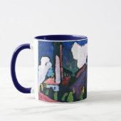 Kandinsky - Studie naar het landschap met de toren Mok (Links)