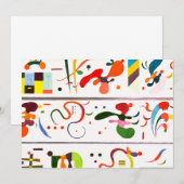 Kandinsky Successieuitnodigingen Kaart (Voorkant / Achterkant)