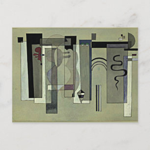 Kandinsky - Surrfaces Meeting, abstracte kunst Briefkaart