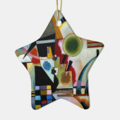 Kandinsky - Swingend, beroemd schilderij, Keramisch Ornament (Links)