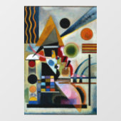 Kandinsky - Swinging Raamsticker (Vel)