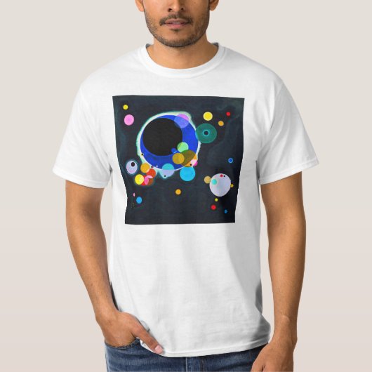 Kandinsky T-shirt de plusieurs cercles (Devant)