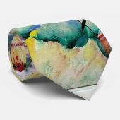 Kandinsky - Tableau a la Tache Rouge Stropdas (Opgerold)