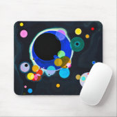 Kandinsky tapis de souris de plusieurs cercles (Avec souris)
