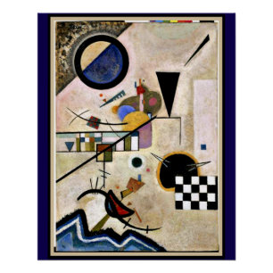 Kandinsky - Tegenovergestelde Akkoorden Perfect Poster