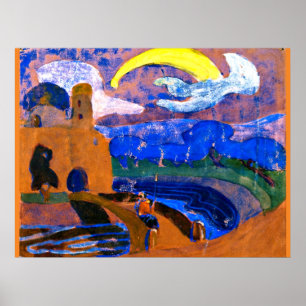 Kandinsky - The Comet, kleurrijk abstract schilder Poster