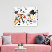 Kandinsky transversale lijn canvas afdruk (Insitu (Woonkamer))