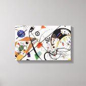 Kandinsky transversale lijn canvas afdruk (Voorkant)