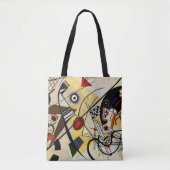 Kandinsky - Transversale lijn Tote Bag (Voorkant)