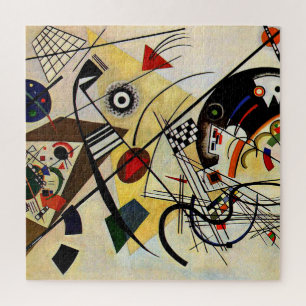 Kandinsky - Transverse Line, abstract art Legpuzzel