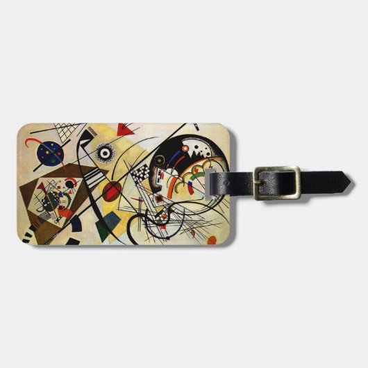 Kandinsky - Transverse Line Bagagelabel (Voorkant horizontaal)