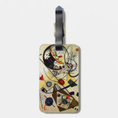 Kandinsky - Transverse Line Bagagelabel (Achterkant verticaal)