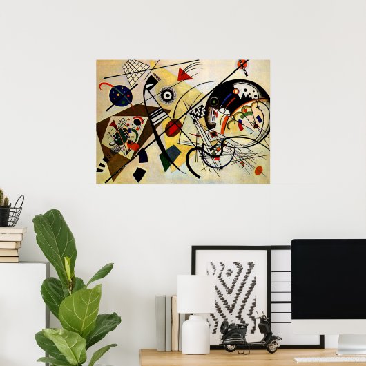 Kandinsky - Transverse Line Poster (Thuiskantoor)
