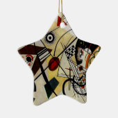 Kandinsky Transverse Ongebroken Lijn Keramisch Ornament (Rechts)