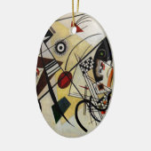 Kandinsky Transverse Ongebroken Lijn Keramisch Ornament (Links)
