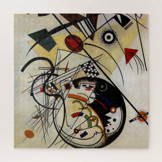 Kandinsky Transverse Unbroken Line Abstract Legpuzzel (Verticaal)