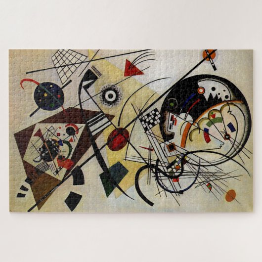Kandinsky Transverse Unbroken Line Abstract Legpuzzel (Horizontaal)